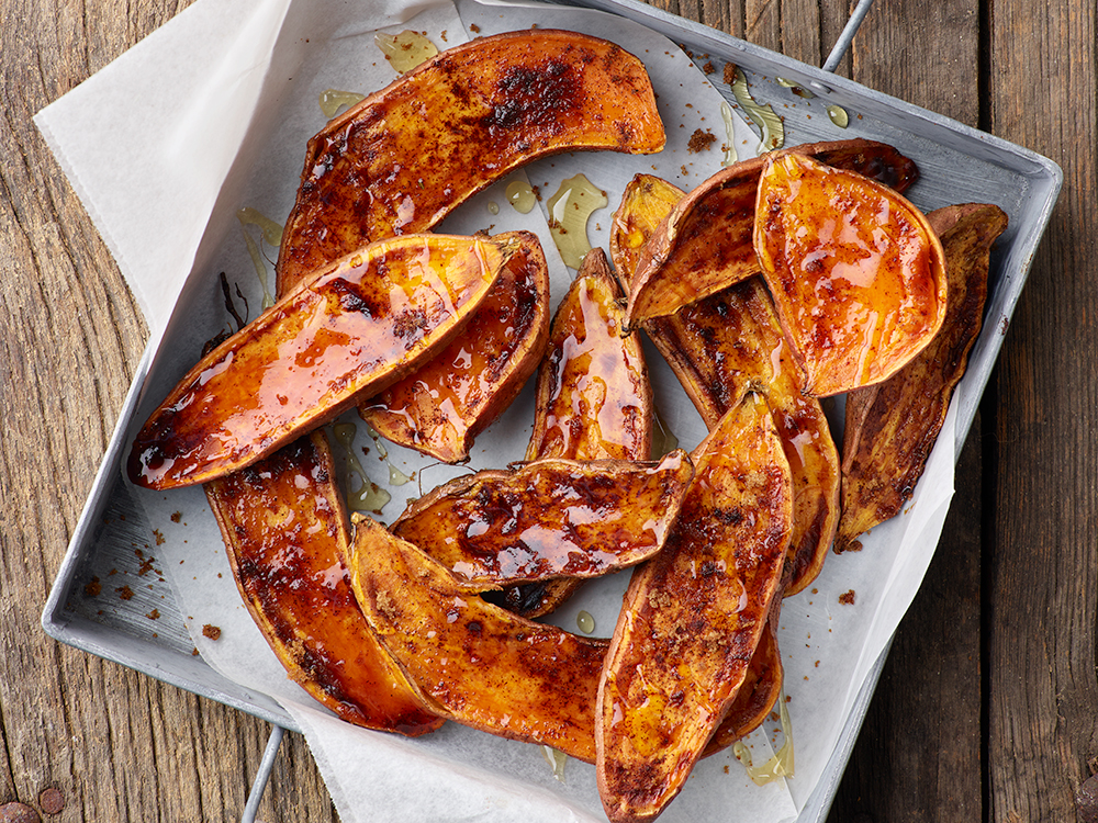 Sweet Potatoes with Cinnamon Honey Butter Savory