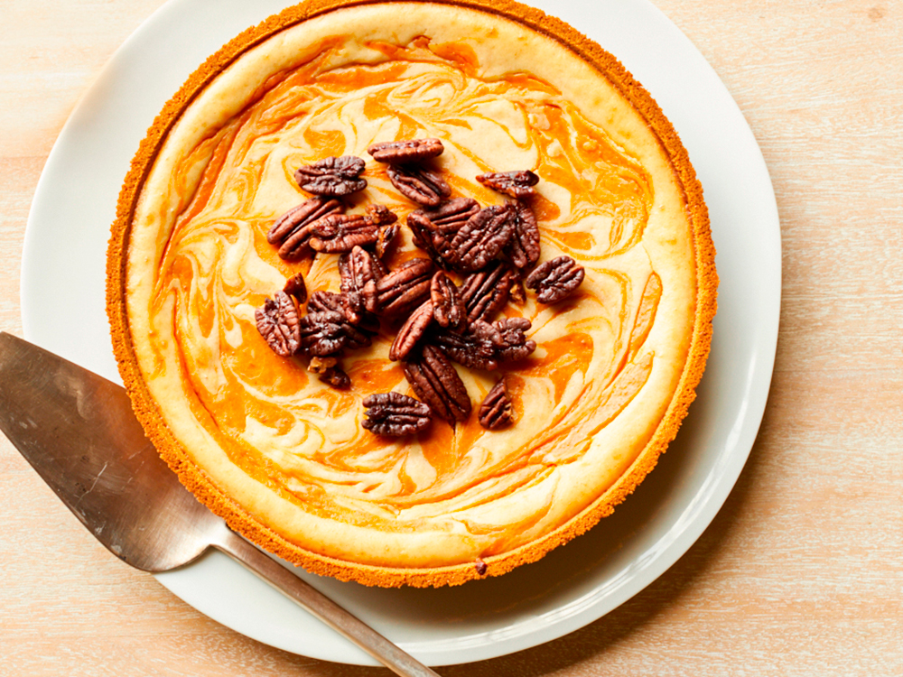 Pumpkin-Amaretto Cheesecake | Savory