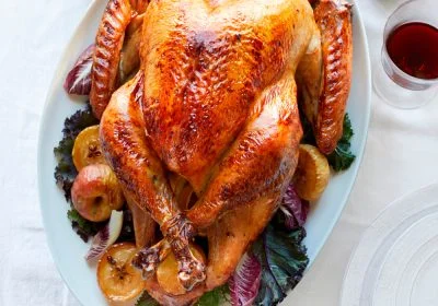 Cider-Roasted Turkey with Giblet Gravy