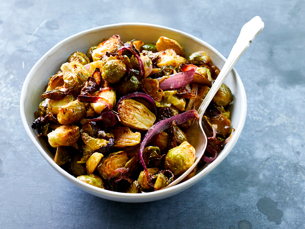 Dijon-Roasted Brussels Sprouts | Savory