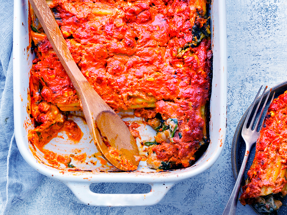 Spinach-Ricotta Cannelloni | Savory