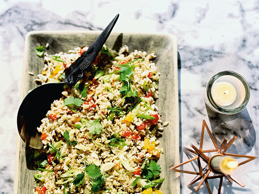 Wild Rice Salad with Peppers | Savory
