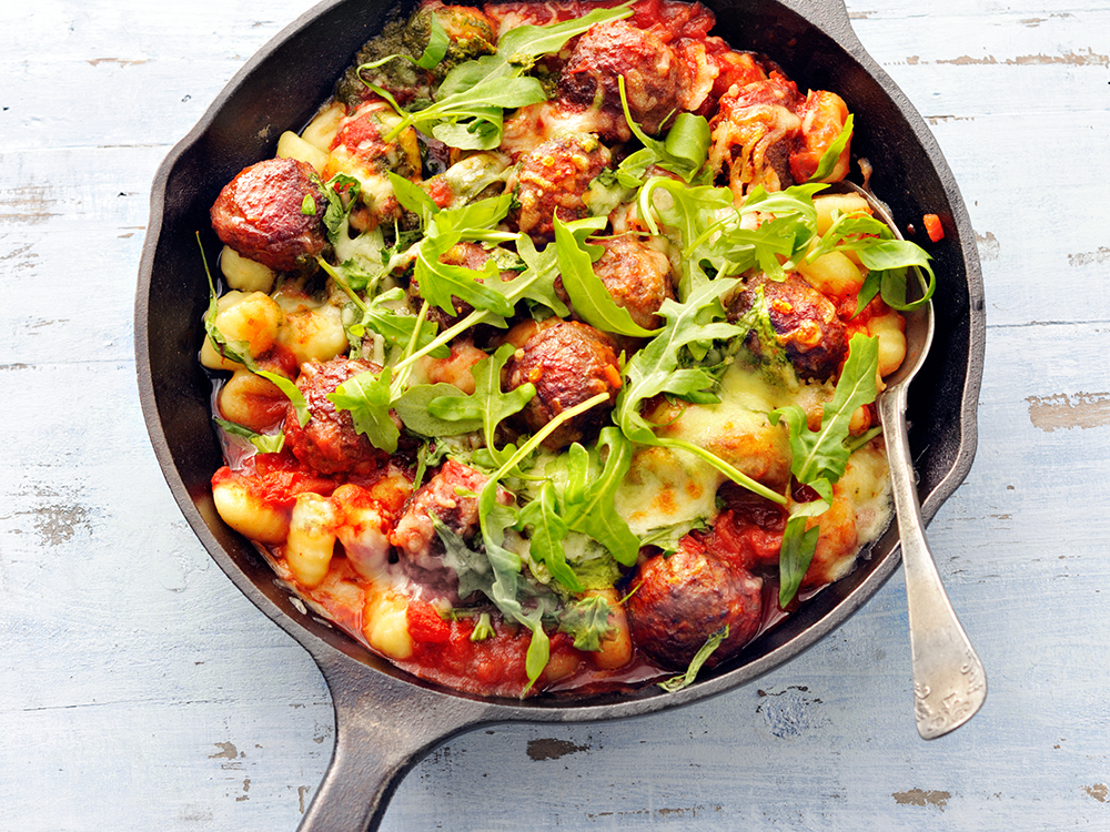 Gnocchi with Meatballs | Savory