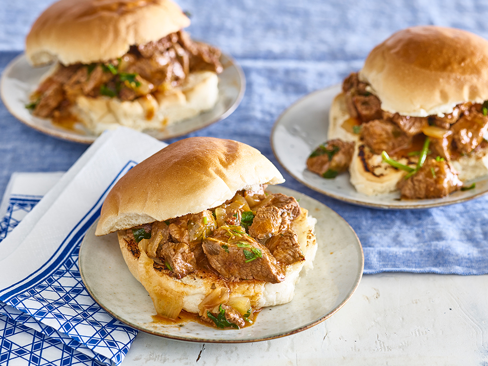 Slow Cooker Mini Brisket Sliders Savory