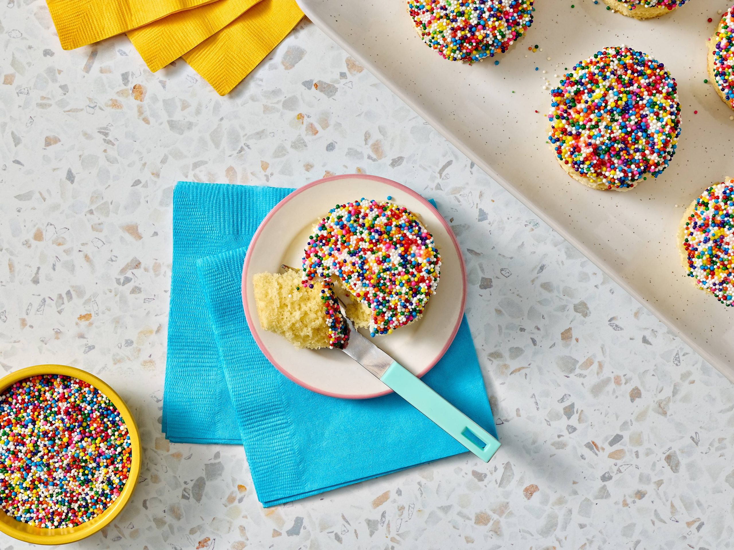 Mini Sprinkle Cakes | Savory