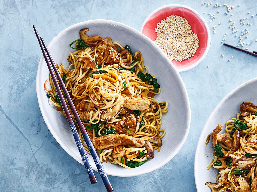 Korean Stir-Fry with Pork and Asian Noodles | Savory