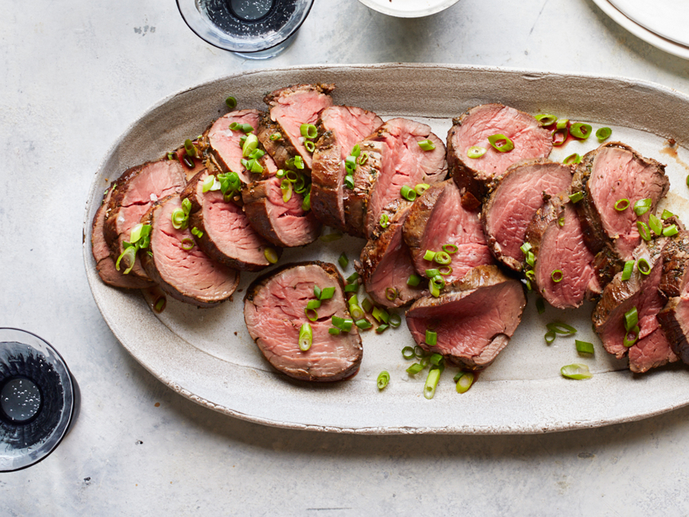 Beef Tenderloin with Horseradish-Peppercorn Cream | Savory