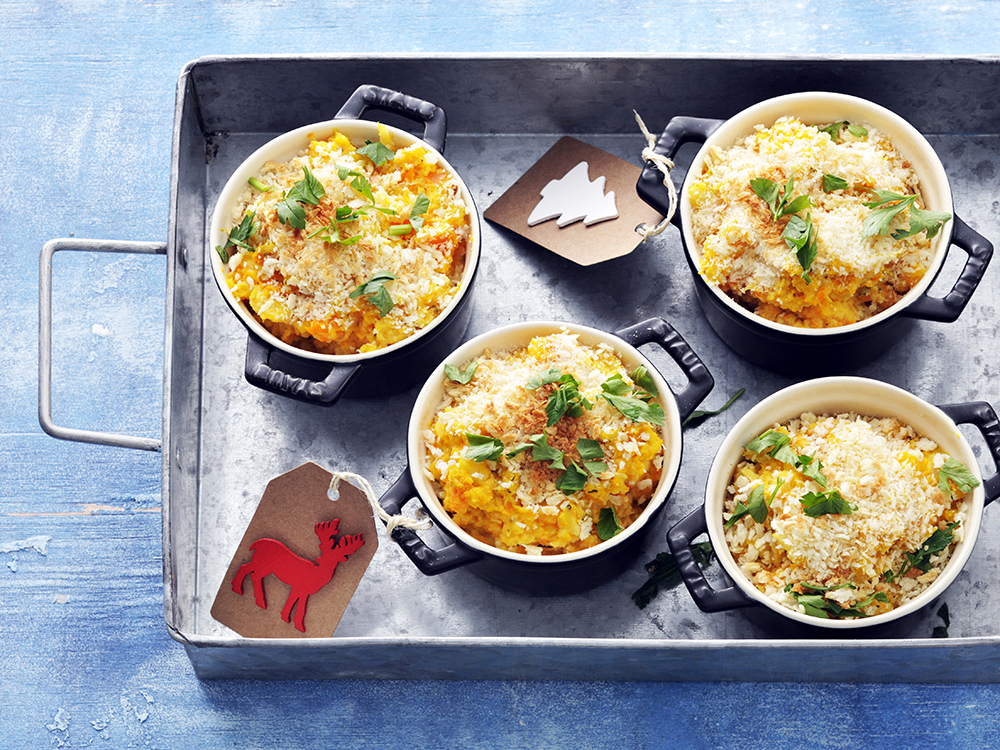 Root Vegetable Mash with Brown Butter Crumbs | Savory