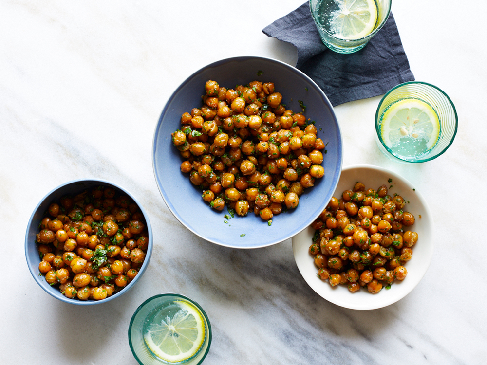 Truffle-Scented Roasted Chickpeas | Savory