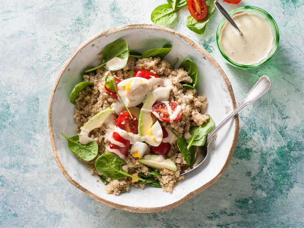 Caesar Quinoa Bowl | Savory