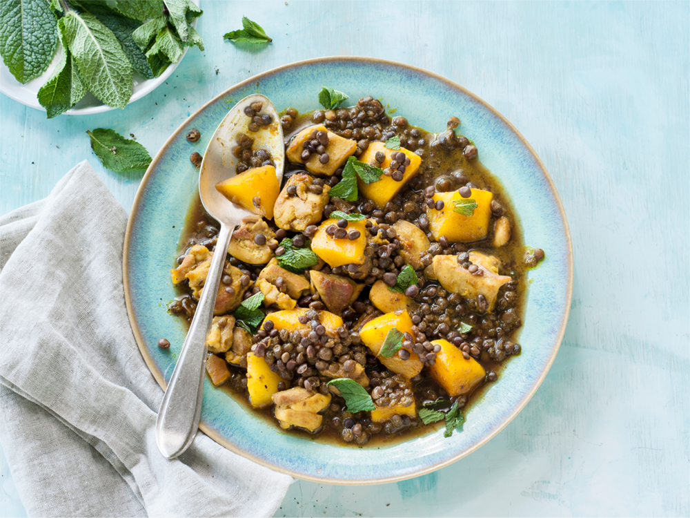 Curry Chicken and Lentils | Savory