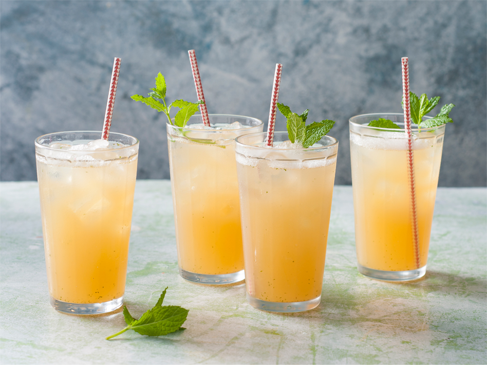 Cucumber Lemon Kombucha Mocktail | Savory