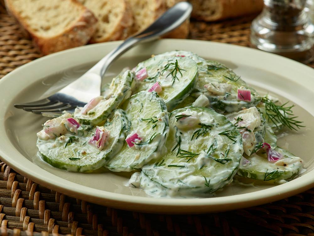 Creamy Cucumber Salad | Savory