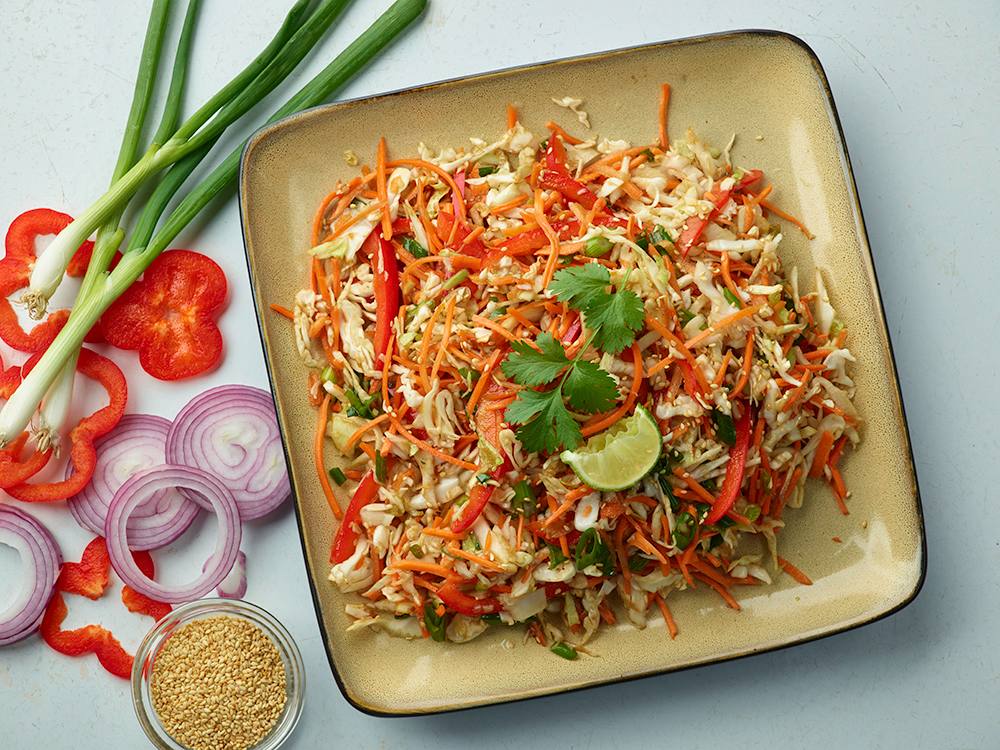 Crunchy Asian Cole Slaw | Savory