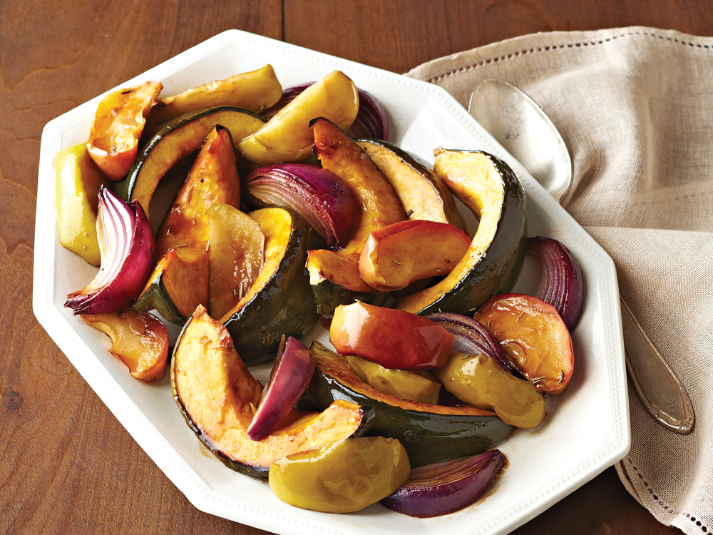 OvenRoasted Squash, Apples & Onions Savory