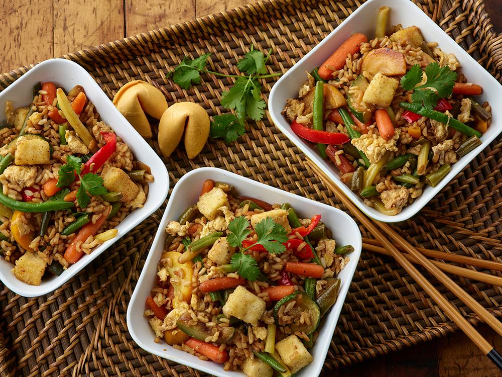 Crispy Tofu Fried Rice Savory