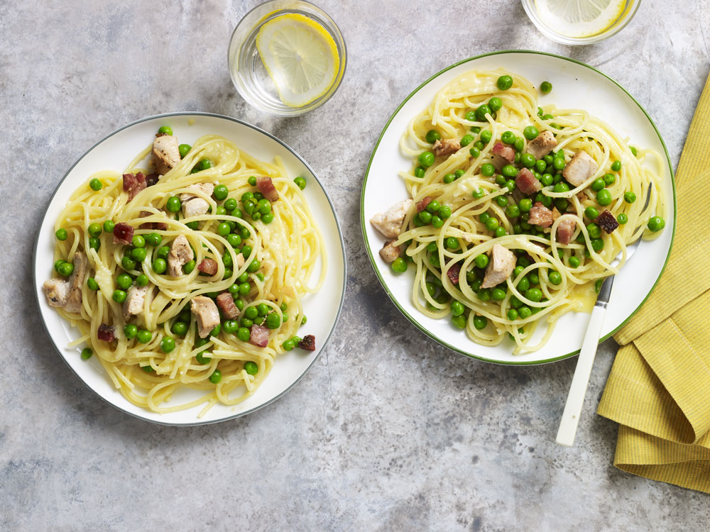 Chicken Pasta Carbonara | Savory
