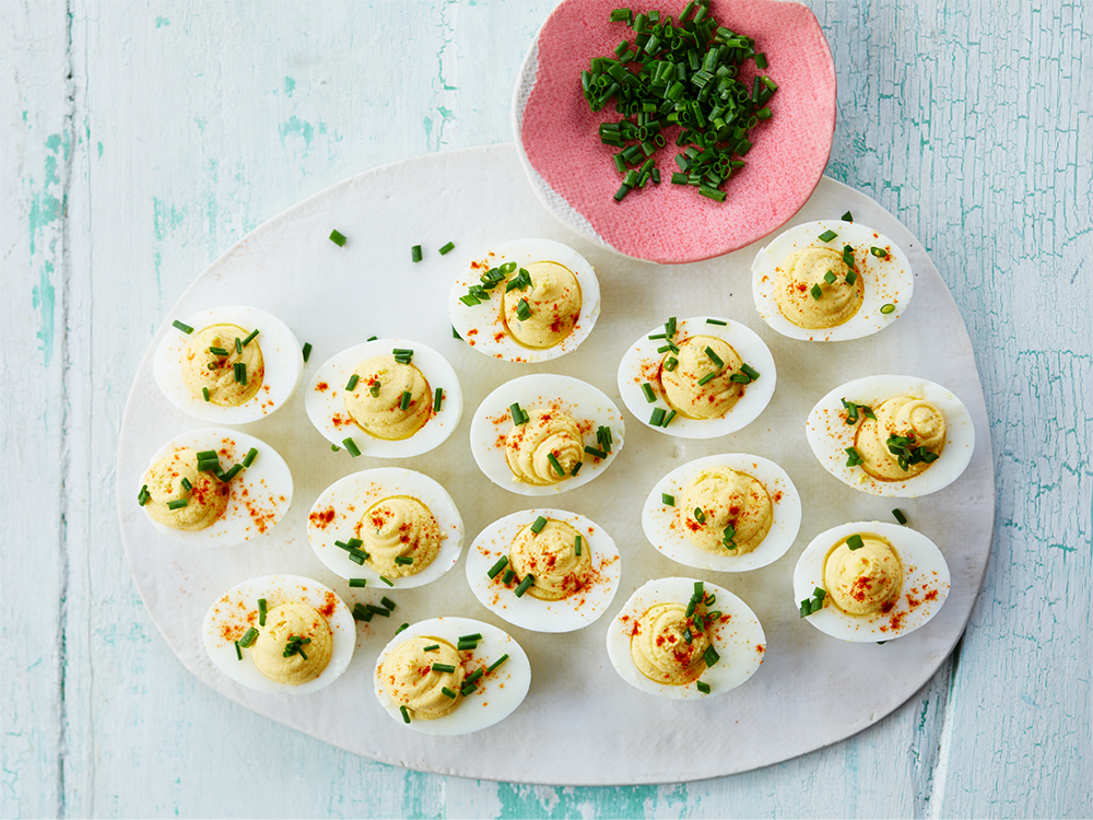 Spicy Ranch Deviled Eggs | Savory