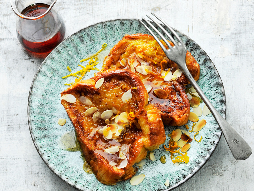 Almond and Orange Sheet-Pan French Toast | Savory