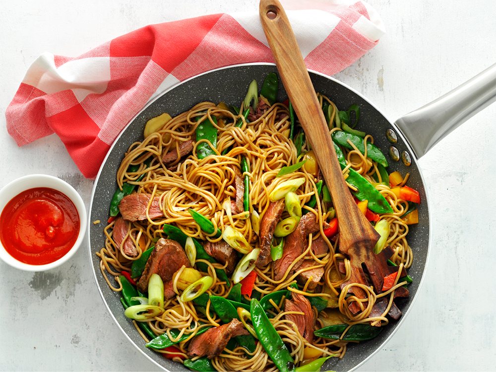 Beef Lo Mein | Savory