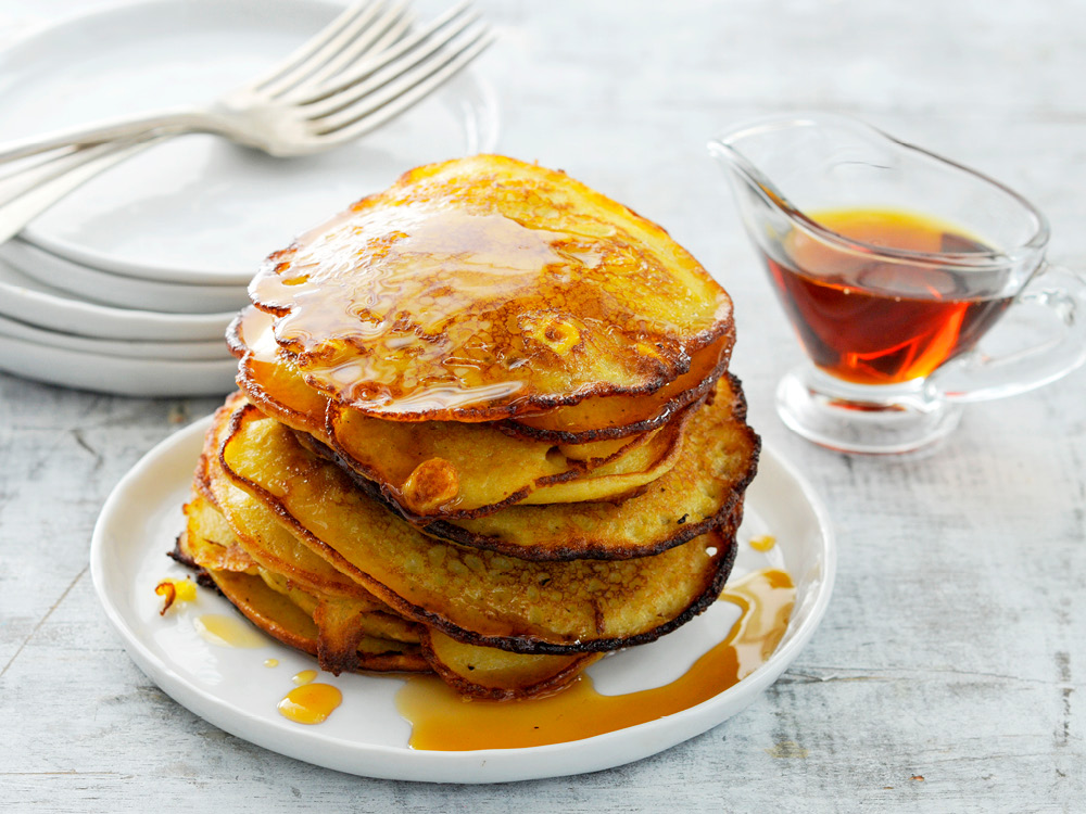 Banana-Corn Pancakes | Savory