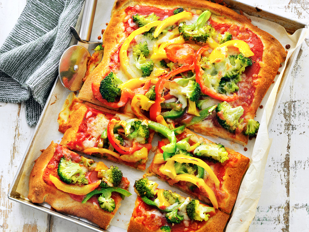 Broccoli Pizza Supreme | Savory