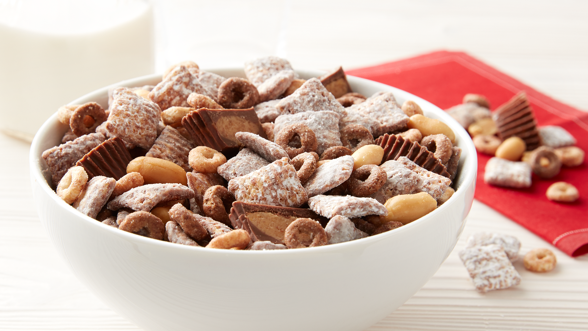 Chocolate Peanut Butter Cheerios™ Chex™ Muddy Buddies™ | Savory