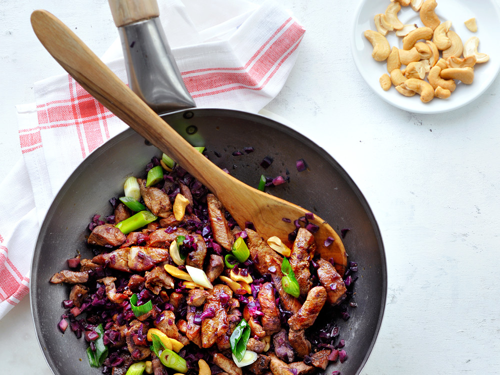 Pork and Cabbage Stir-Fry | Savory