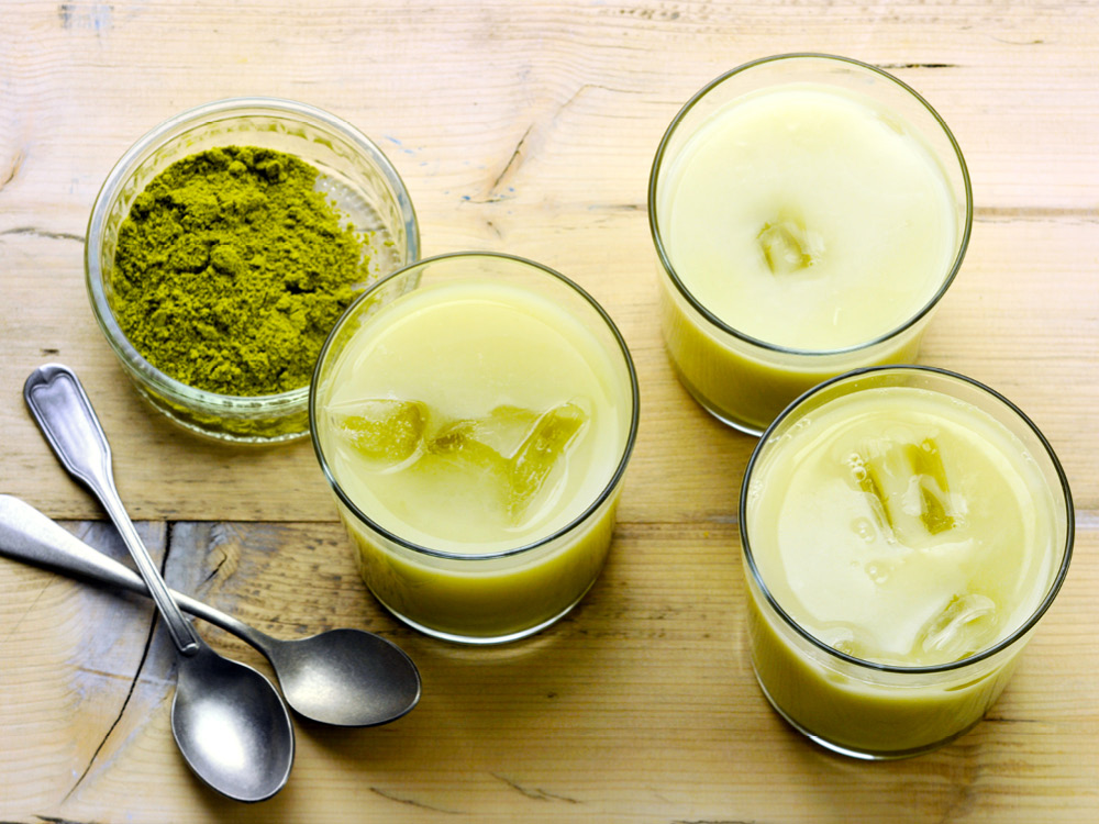 Iced Green Tea Latte | Savory
