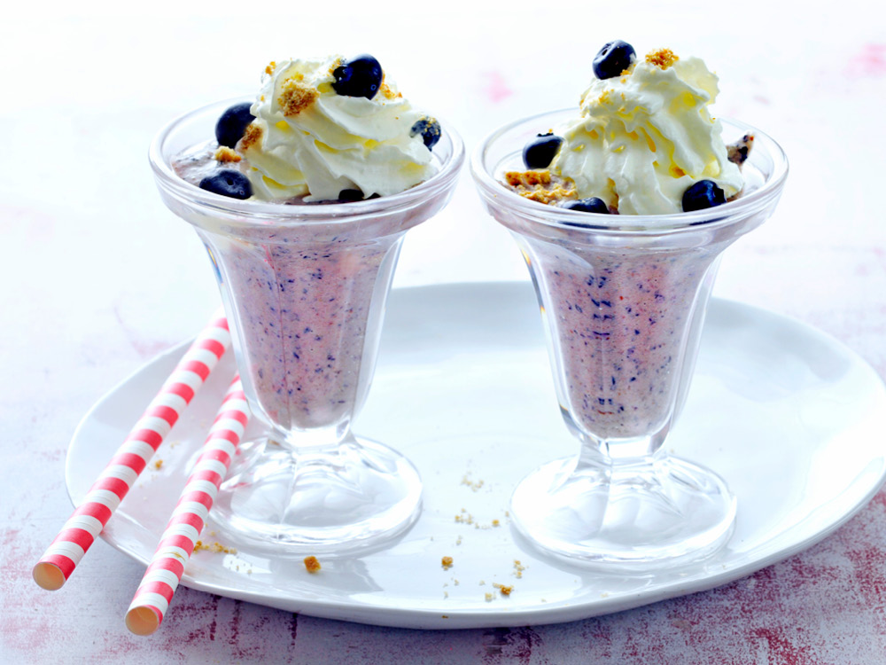 Blueberry-Pie Milkshake | Savory