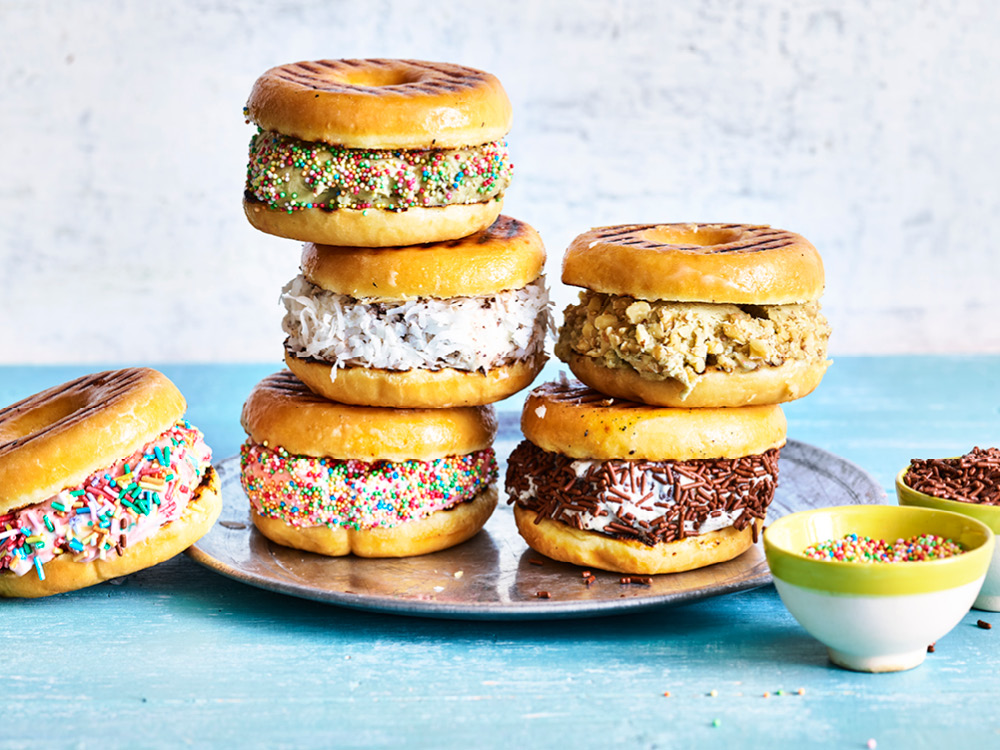 Donut ice cream sandwich discount