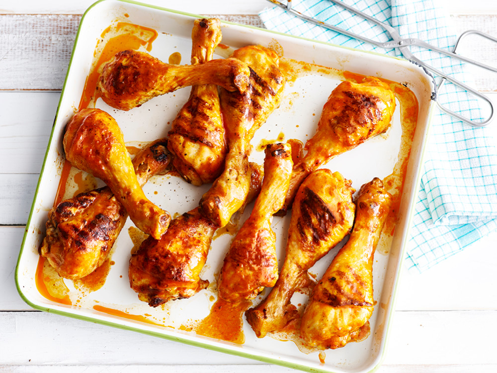 Grilled Nashville Hot Chicken Drumsticks | Savory