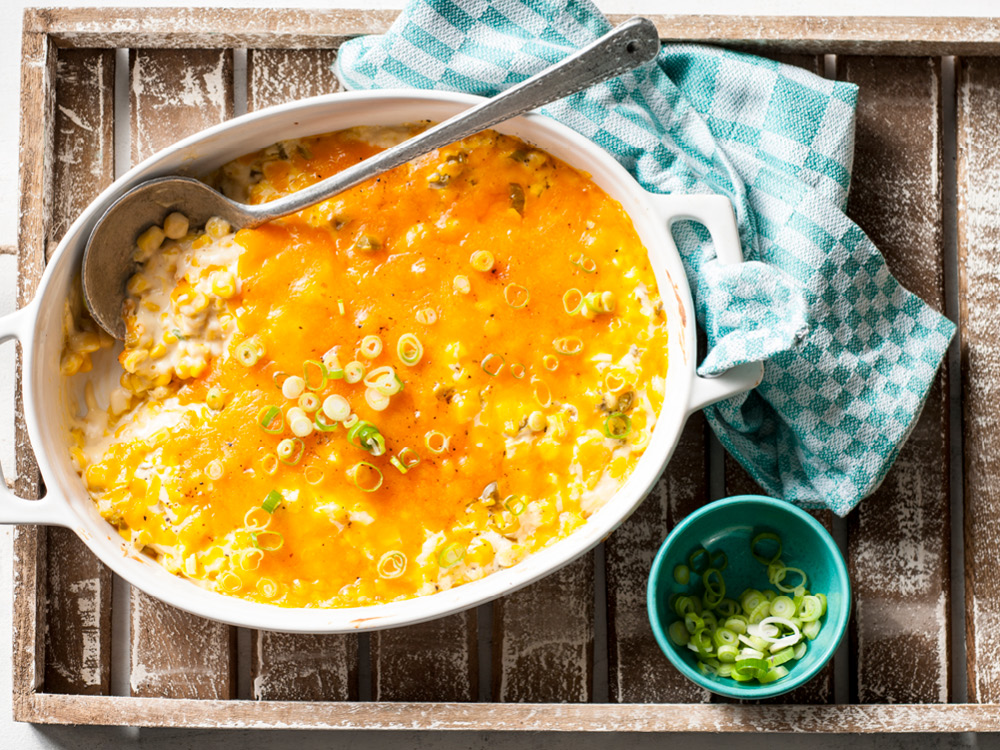Cheesy Corn Casserole | Savory