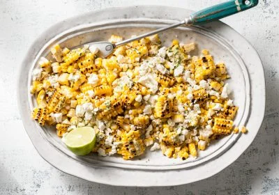 Grilled Corn Salad with Creamy Chipotle Dressing