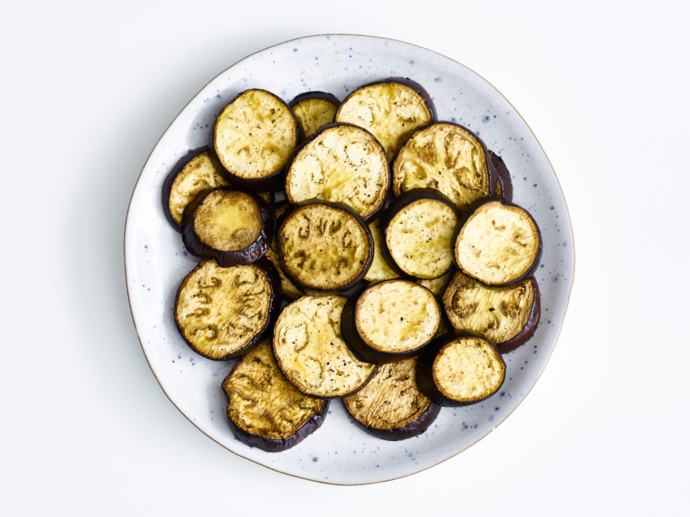 Roasted Eggplant Slices Savory