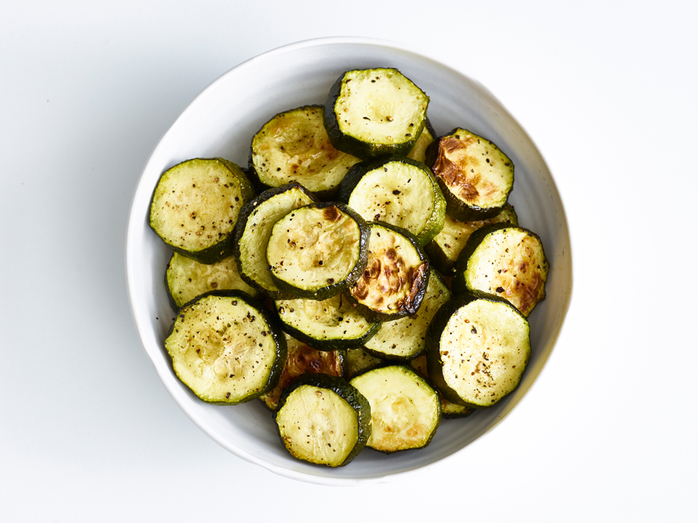 Roasted Zucchini Slices Savory