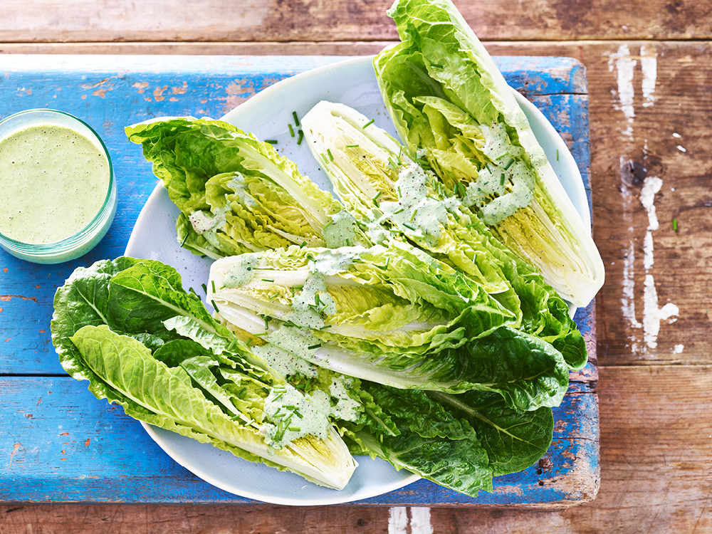 Wedge Salad with Green Goddess Dressing | Savory
