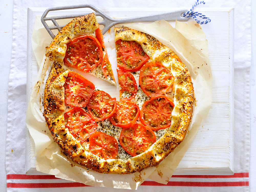 “Everything Bagel” Tomato Tart | Savory