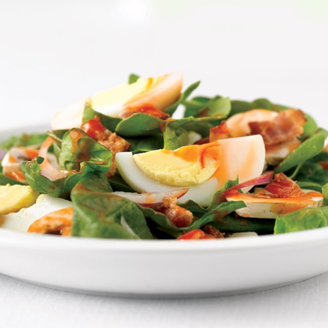 Bacon Spinach Salad | Savory