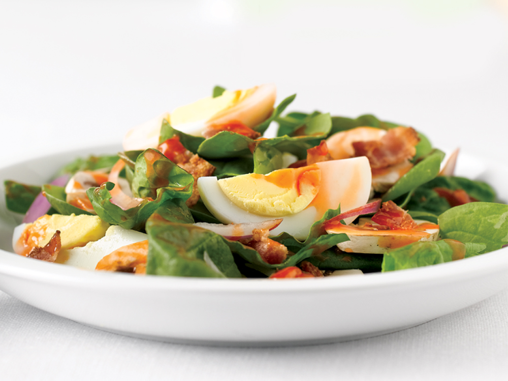 Bacon Spinach Salad | Savory