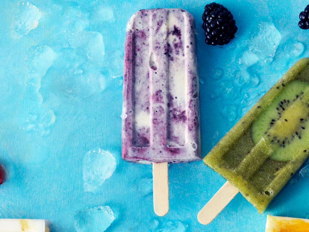 Mixed Berry Milkshake Pops | Savory