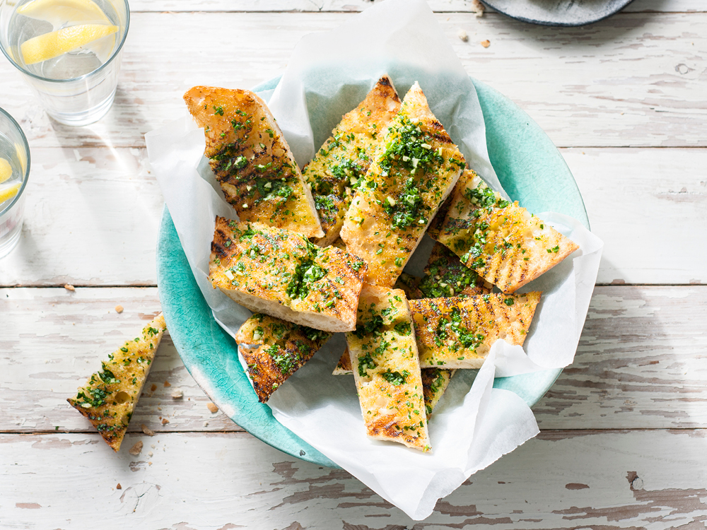 Grilled Garlic-Herb Bread | Savory