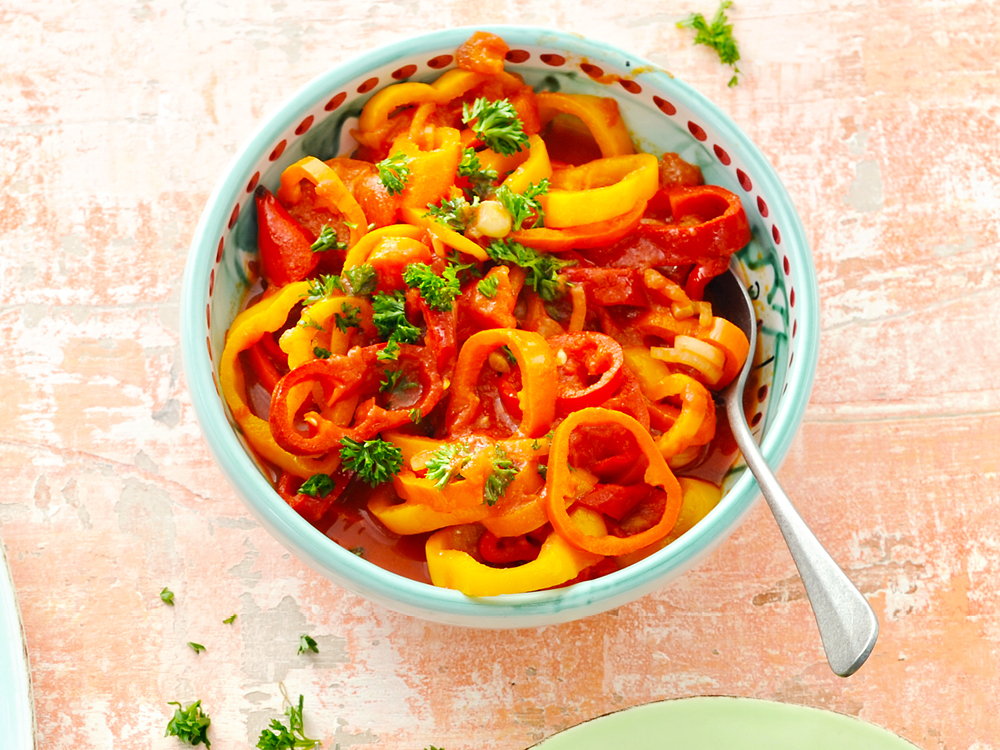 Pickled Sweet Pepper Rings | Savory
