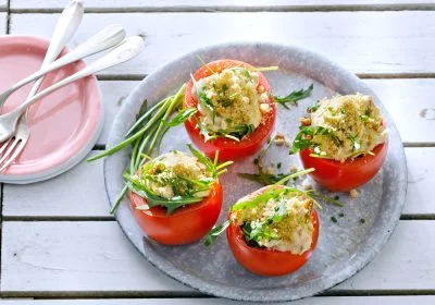 Chicken Salad–Stuffed Tomatoes