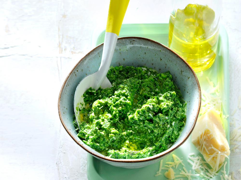 Mixed Greens Pesto Savory