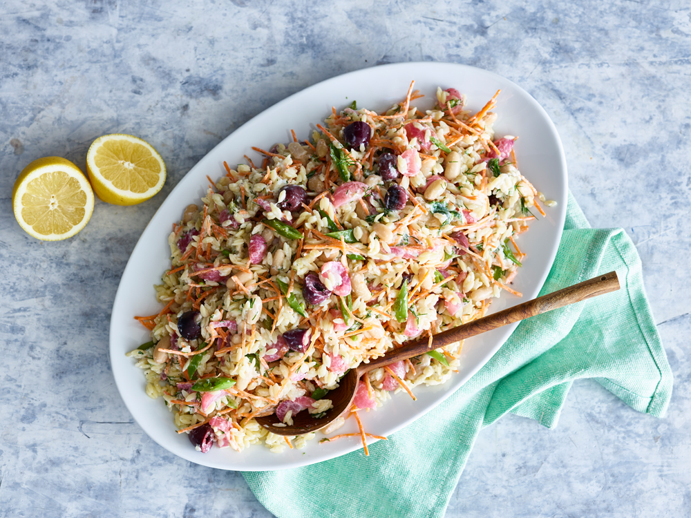 Creamy Pasta Salad with White Beans | Savory