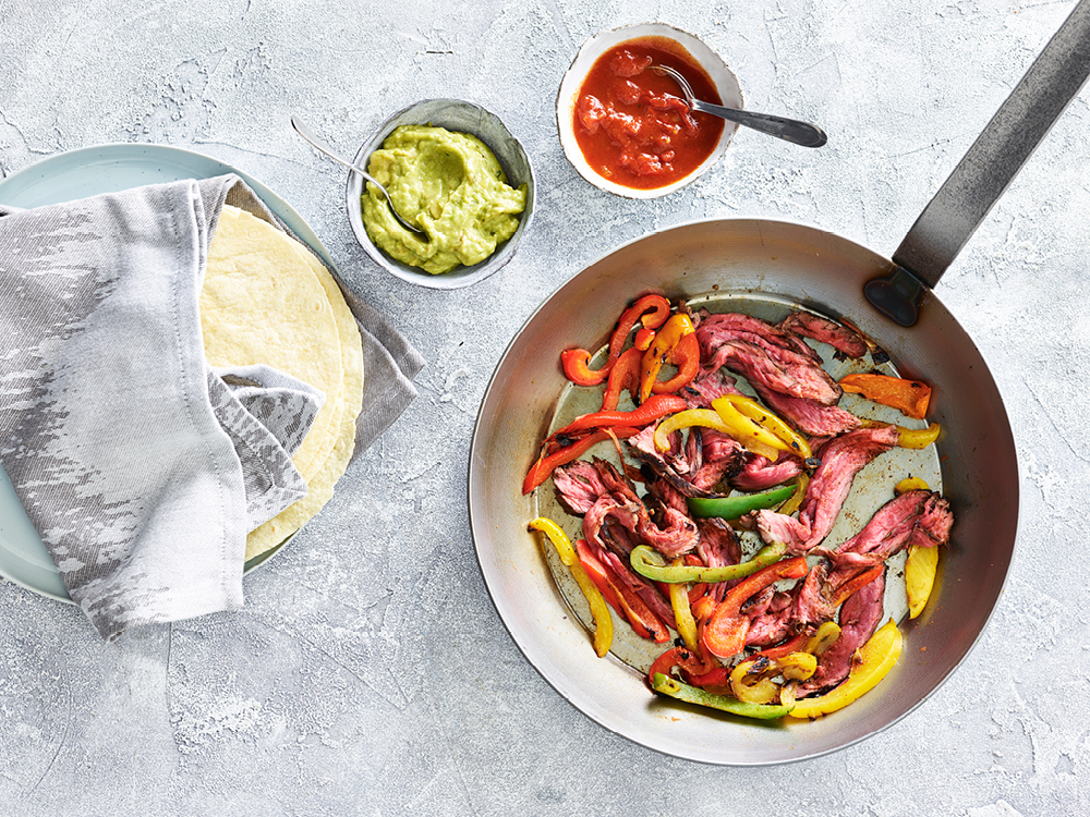 Steak and Pepper Fajitas | Savory