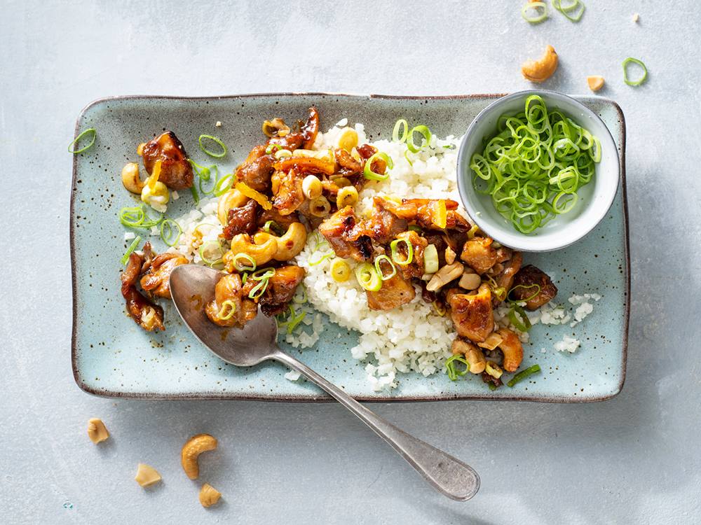 Orange Chicken and Cashews | Savory