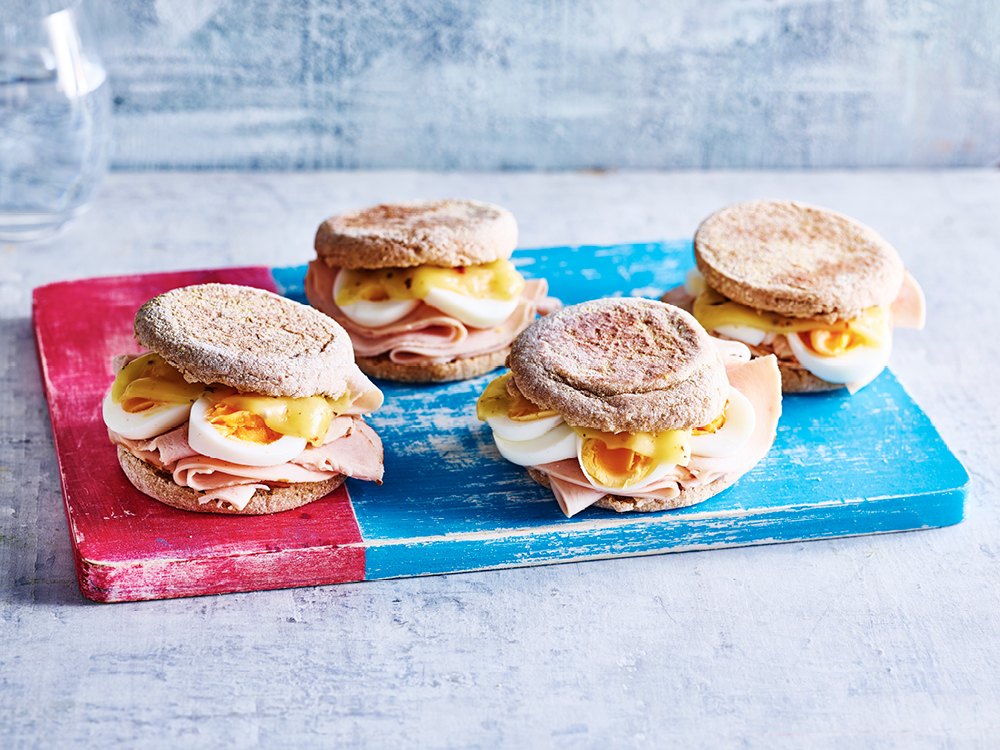 Turkey and Cheese Breakfast Sandwiches | Savory