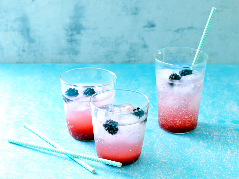Blackberry-Lemon Sparklers | Savory
